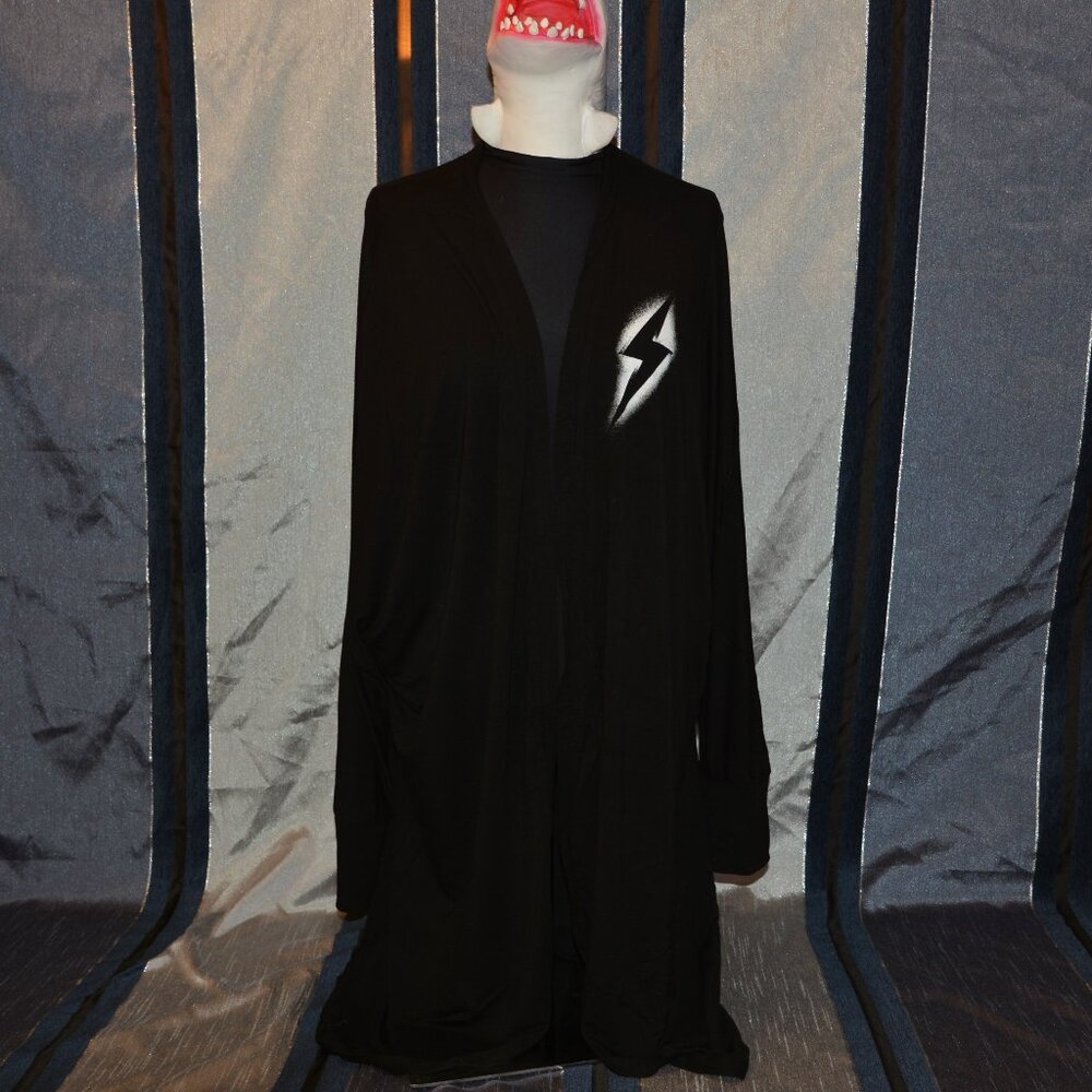 🚫SOLD🚫Torrid Lovesick Cardigan Lightening Bolt Broken Heart Black and White Soft